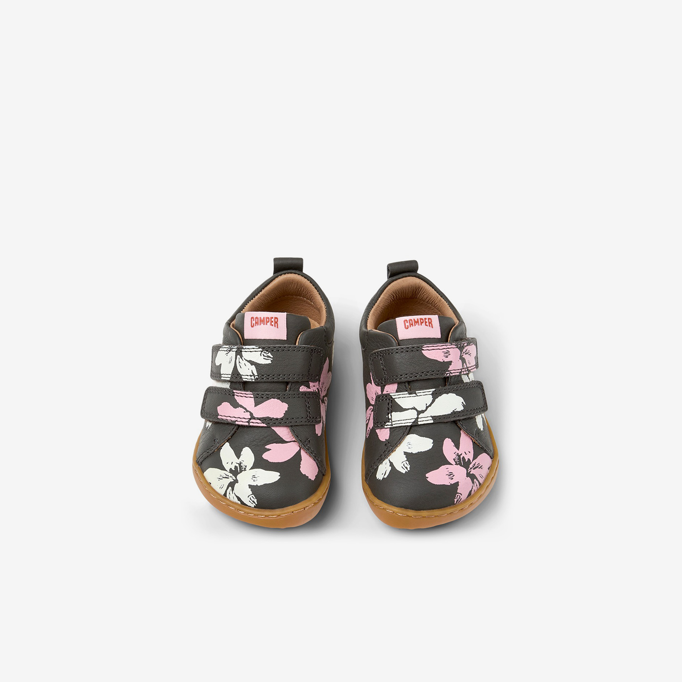 Botitas Camper para bebé con flores