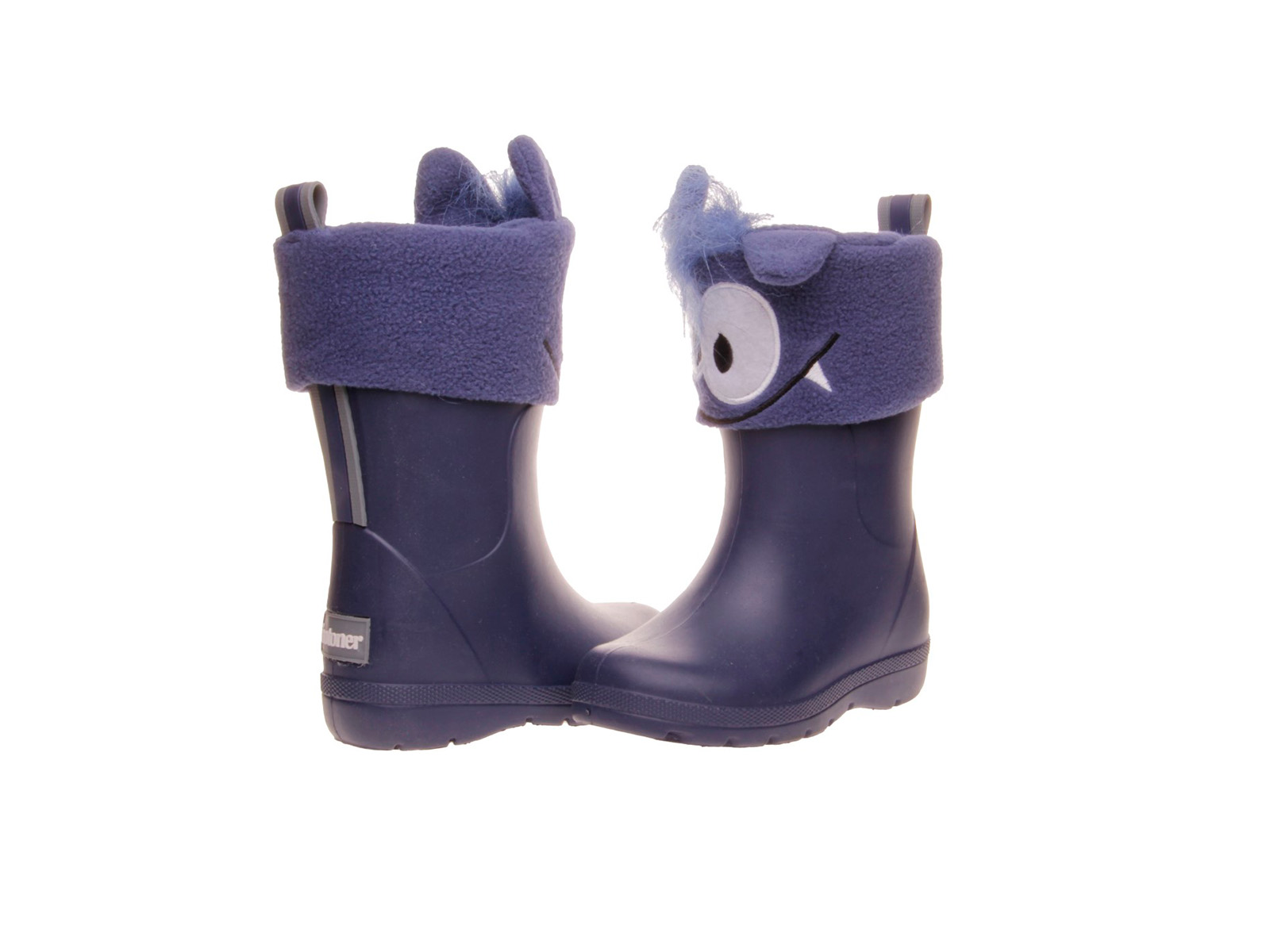 Bota de agua con calcetin monstruito azul Isotoner | Cálida y divertida