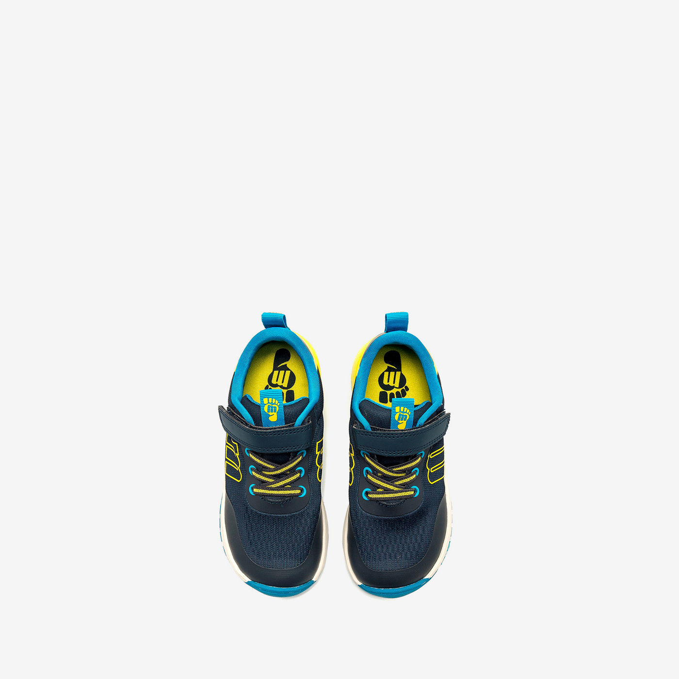 Mustang azul oscuro/amarillo niño | Deportiva resistente y lista para cualquier plan