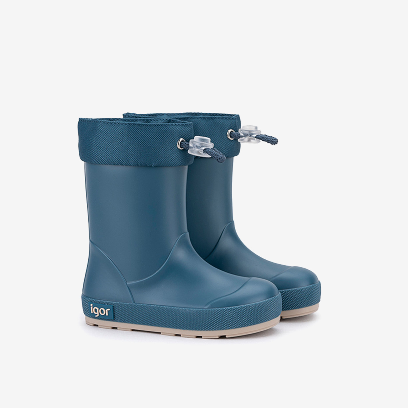 Botas de agua respetuosas Igor azul marino